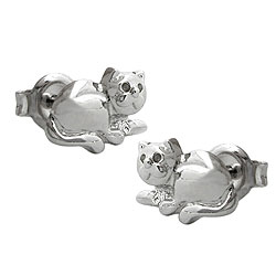 Studs with Animals, Silver 925