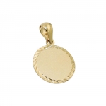 pendant, to be engraved, 9K GOLD - 431459