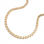 necklace, open curb 45cm, 14K GOLD - 502005-45