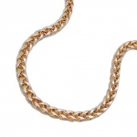 necklace, wheat chain 45cm, 14K GOLD - 539001-45