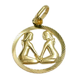 Zodiac pendants GOLD