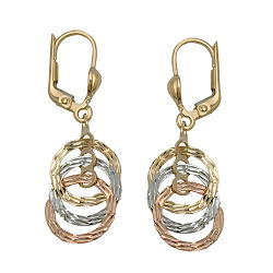 Leverback/Hook Earrings, GOLD